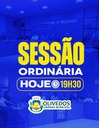 📢 Sessão Ordinária A Câmara Municipal de Olivedos realiza, nesta sexta-feira às 19h30, mais uma sessão ordinária.