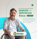♿ 03 de dezembro – Dia Internacional das Pessoas com Deficiência Física