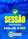 ✅Hoje tem sessão ordinária na Câmara Municipal de Olivedos!