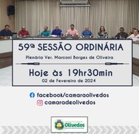59ª Sessão Ordinária - 02 de Fevereiro 