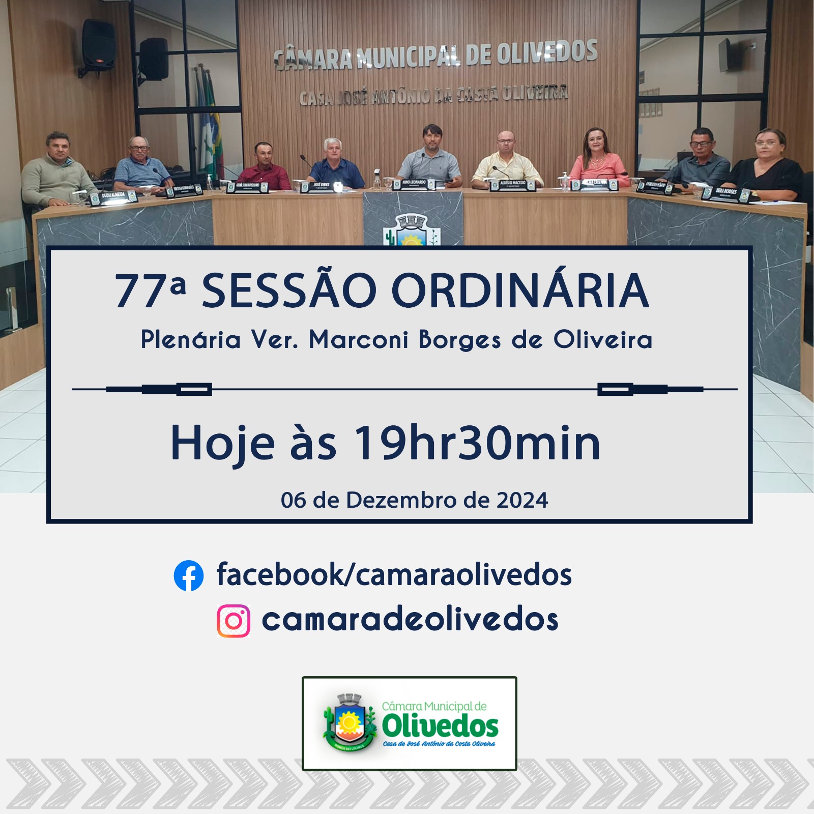 77ª Sessão Ordinária - 06 de Dezembro