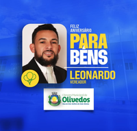 Parabéns ao vereador Leonardo