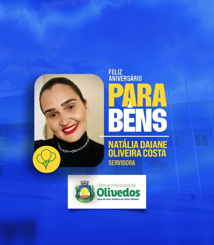 Parabéns, Natália Daiane!
