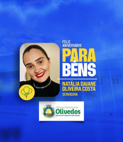 Parabéns, Natália Daiane!