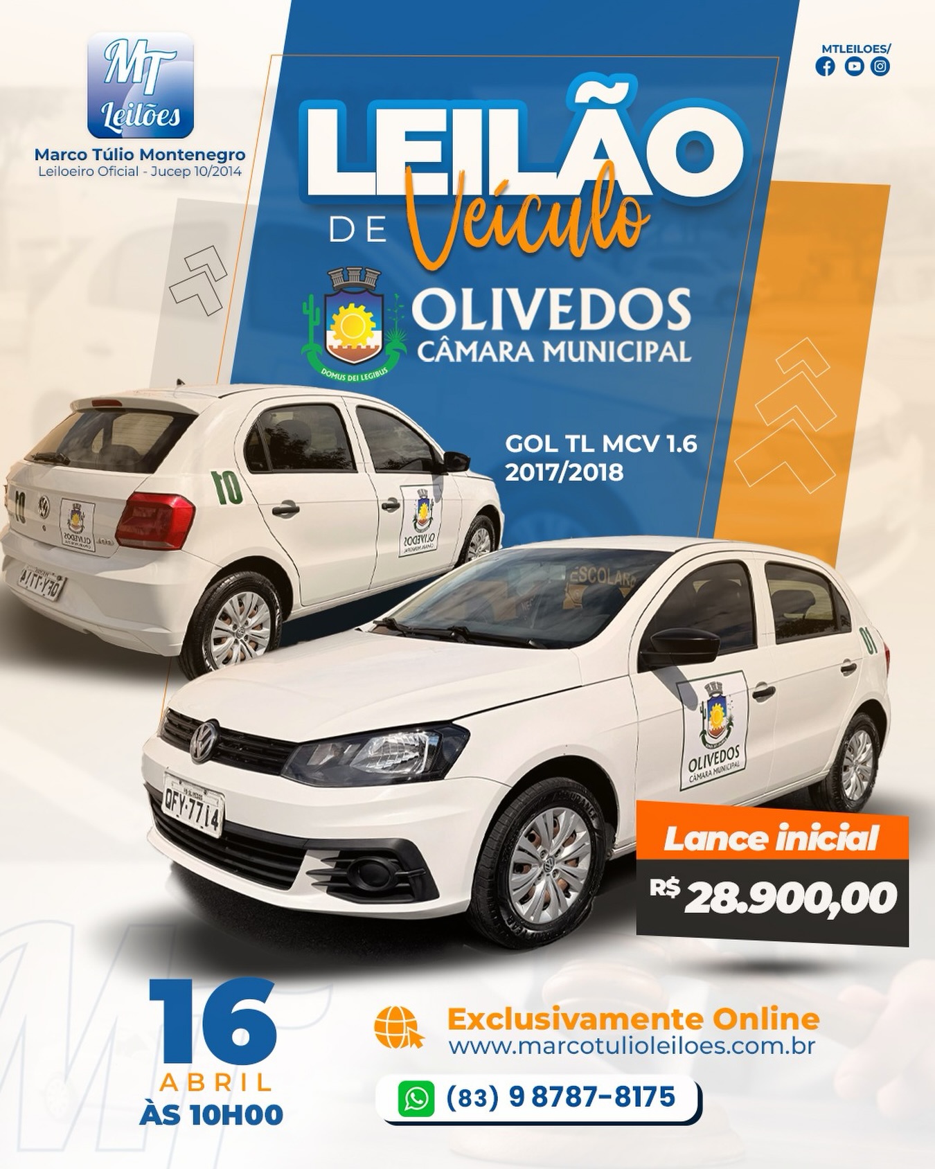 Realização do Leilão