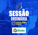 Sessão hoje na Câmara de Olivedos!